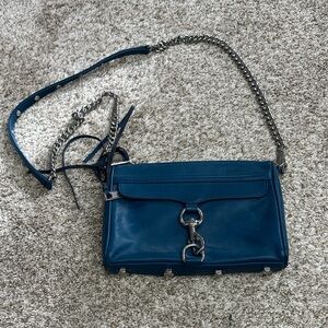 Rebecca Minkoff Teal Leather Crossbody Bag